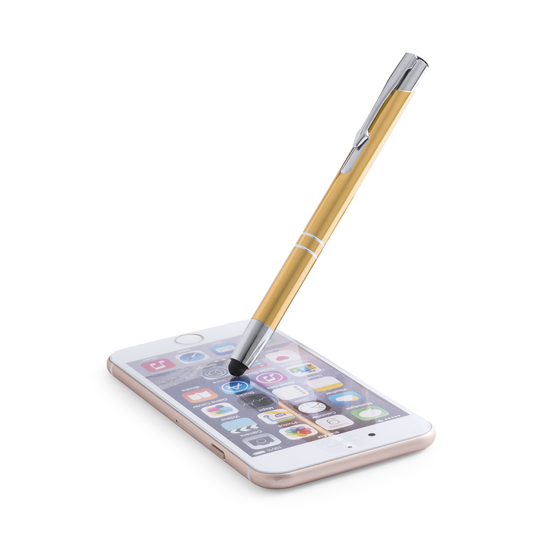 Kugelschreiber Pointer Mitch - Alu Touchpen-Stift, bedruckbar