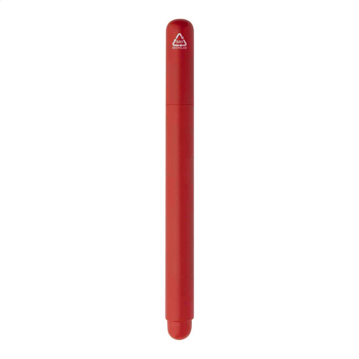 Gelstift aus recyceltem ABS mit Kappe – Werbeartikel bedruckbar