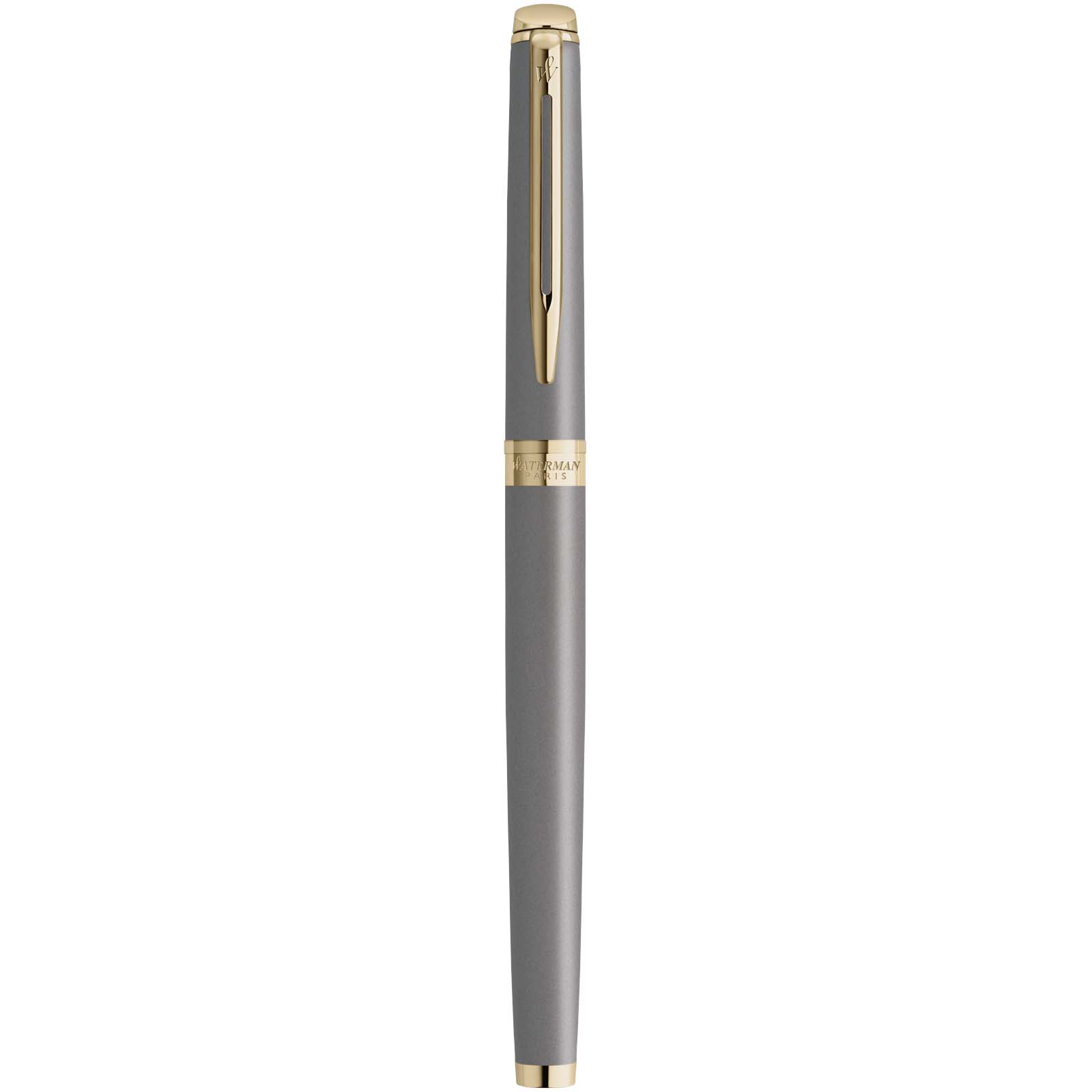 Waterman Hemisphere Füllfederhalter M aus Edelstahl als Werbeartikel