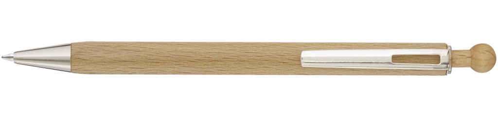WOODY Holz-Druckkugelschreiber aus Buchenholz – Werbeartikel bedruckbar