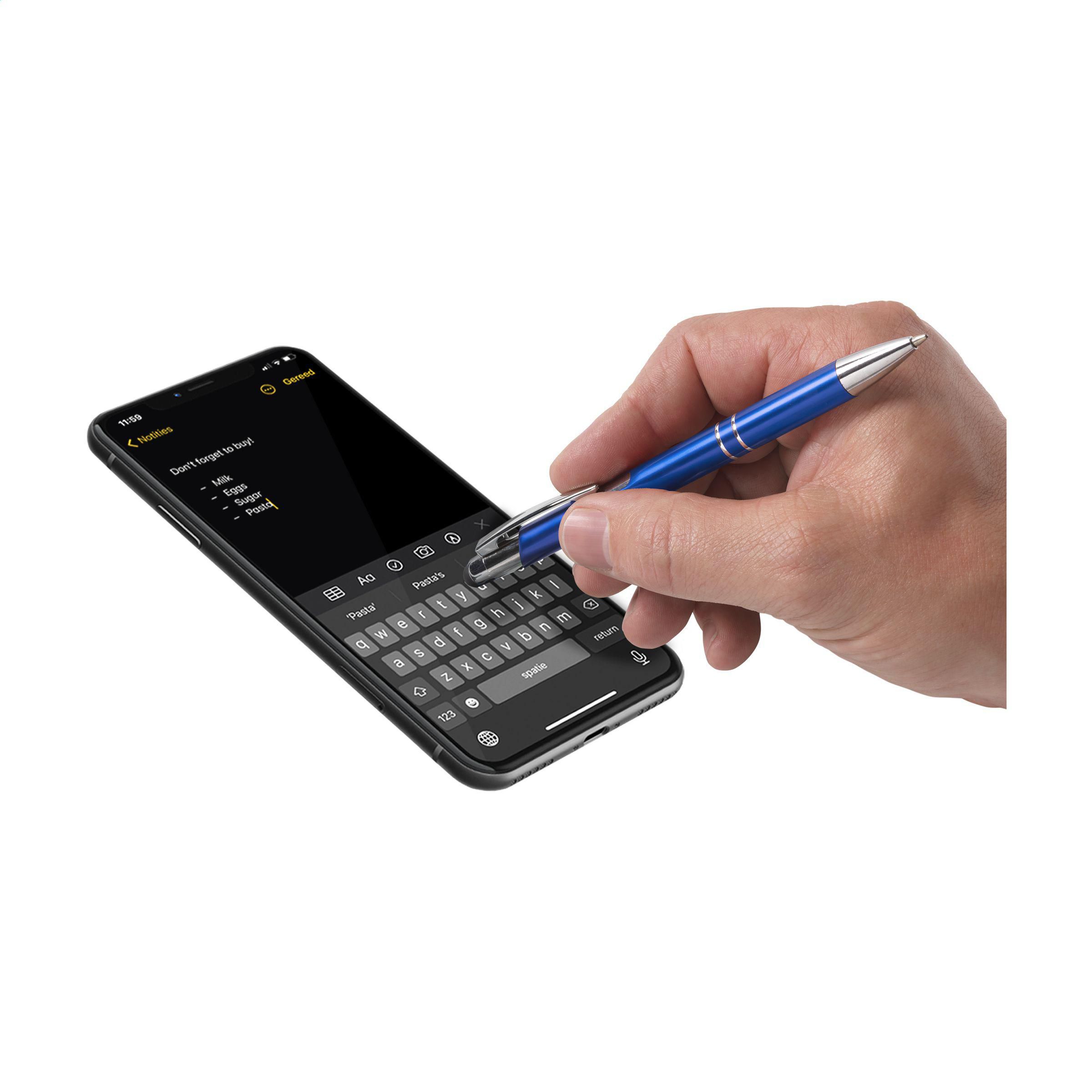 Touchpen Kugelschreiber Aluminium - Werbeartikel bedruckbar