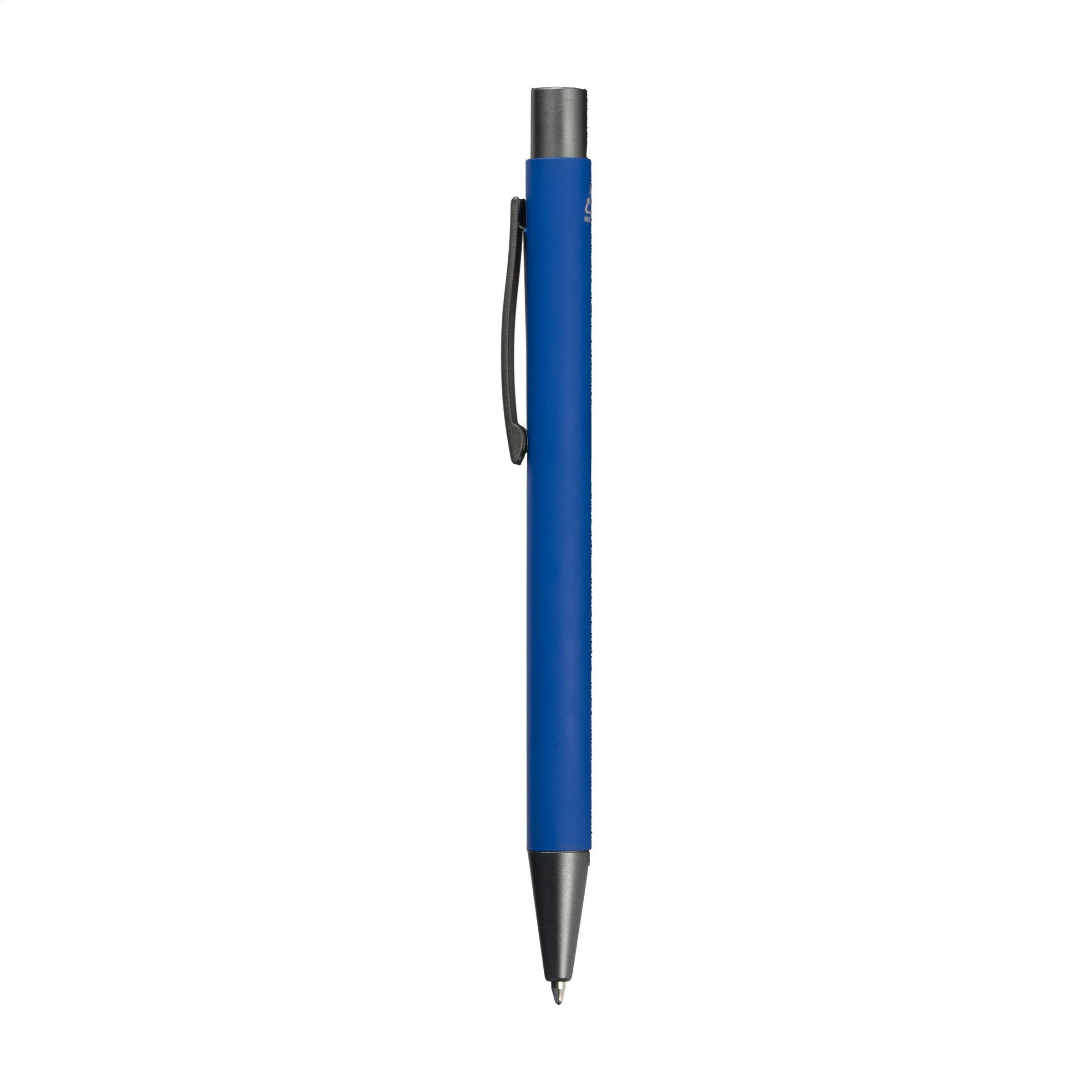 Kugelschreiber Brady Soft Touch aus recyceltem Aluminium, bedruckbar
