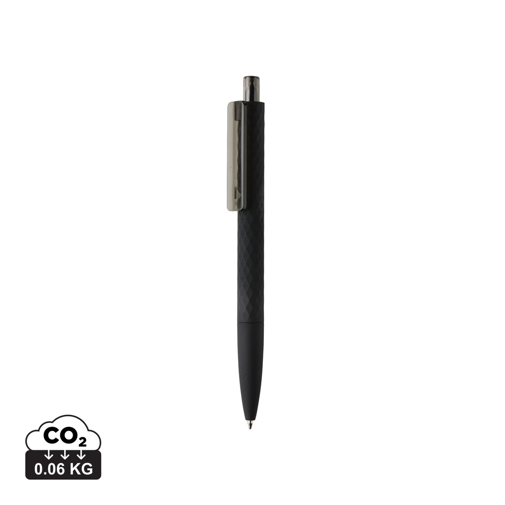 Kugelschreiber X3-Black Smooth-Touch aus recyceltem ABS, bedruckbar