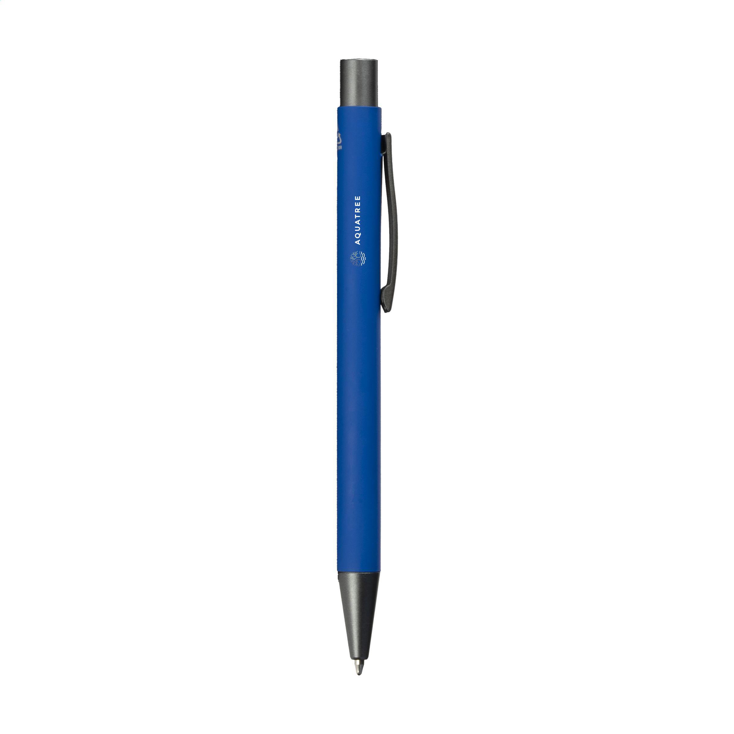 Kugelschreiber Brady Soft Touch aus recyceltem Aluminium, bedruckbar