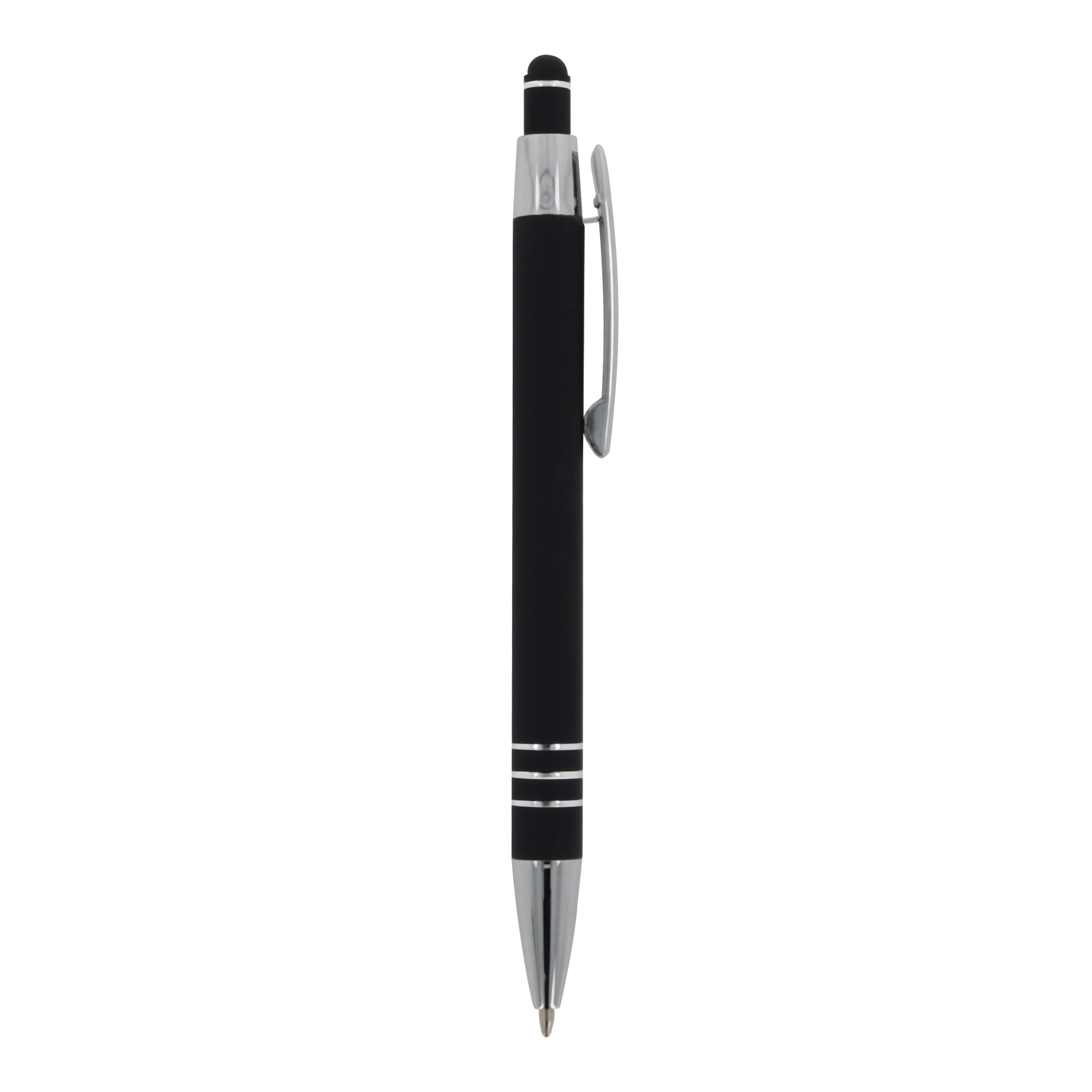 Kugelschreiber Athen Metall Softtouch mit Stylus - Werbeartikel bedruckbar