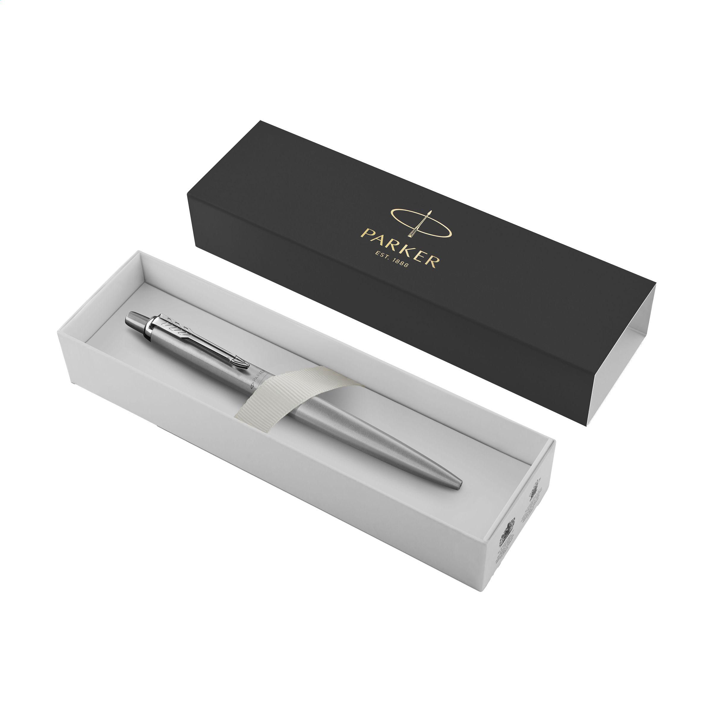 Parker Jotter XL Kugelschreiber Edelstahl, blau – Werbeartikel