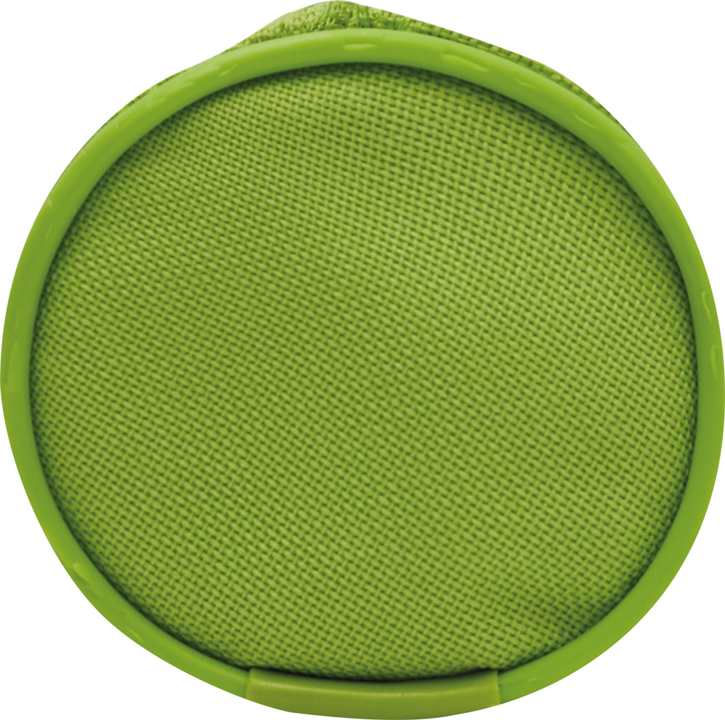 Stiftetasche SCHOOL rund – Polyester, Reißverschluss, bedruckbar