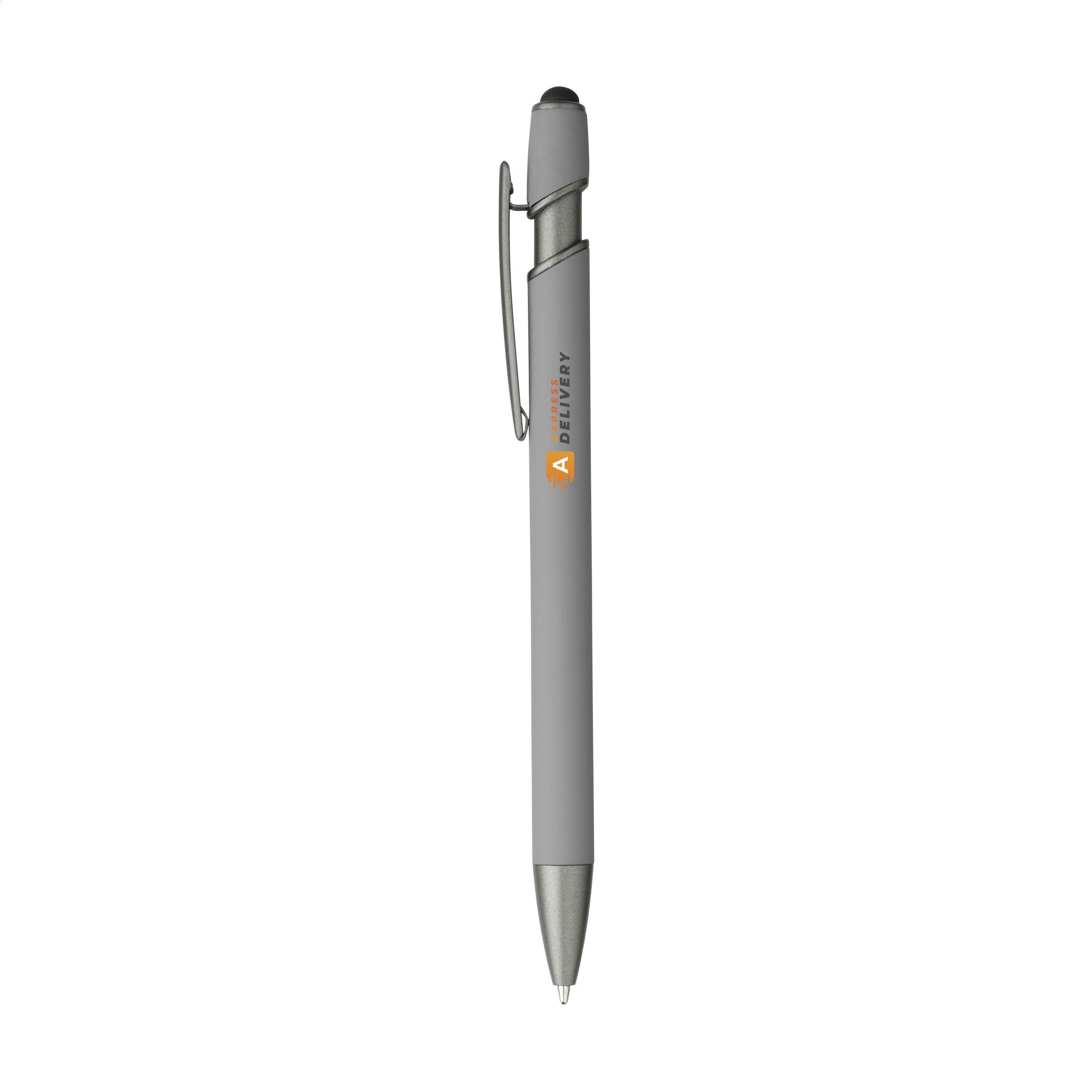 Kugelschreiber Luca Stylus aus recyceltem Aluminium, RCS-zertifiziert