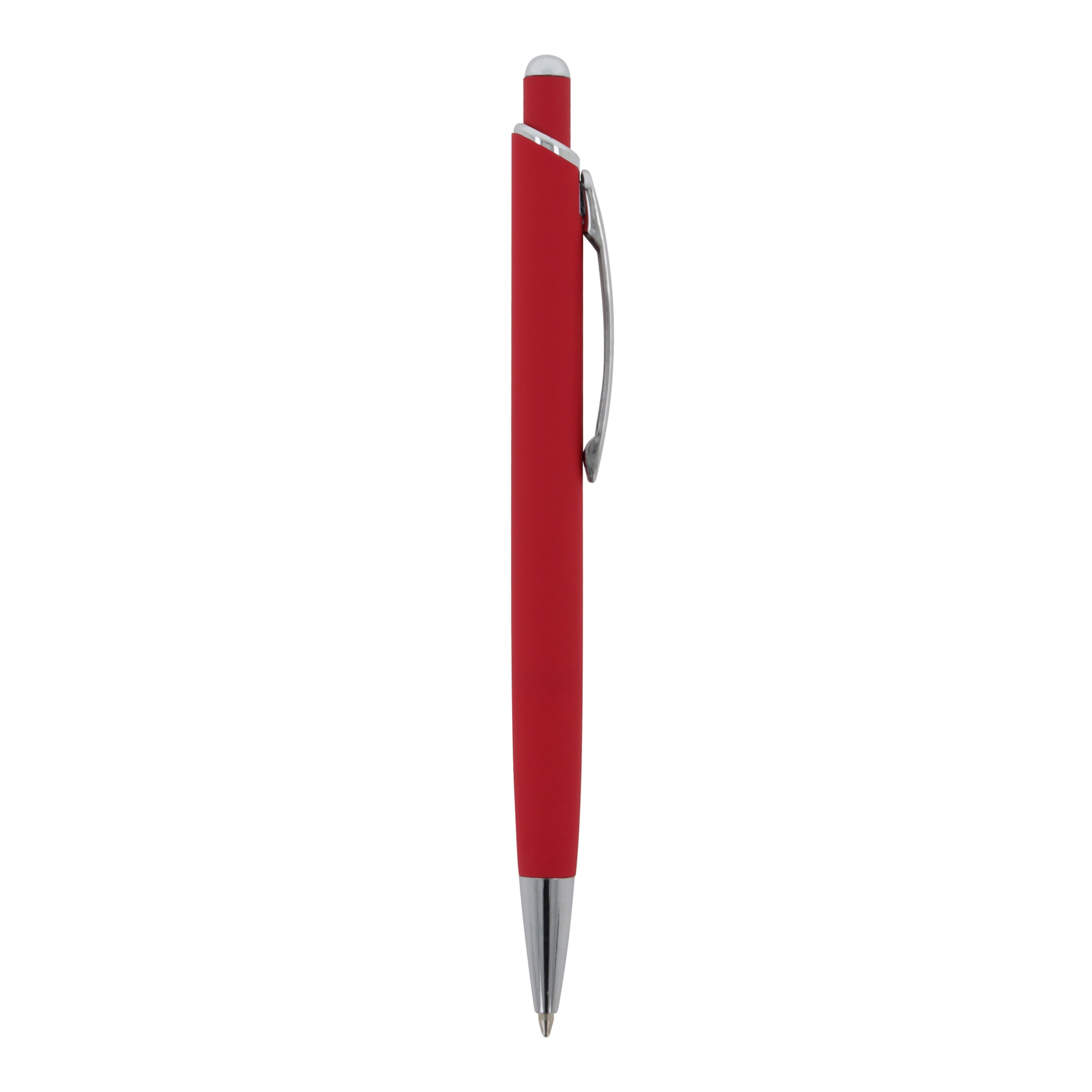 Kugelschreiber Monaco Metall Soft Touch - Aluminium, bedruckbar