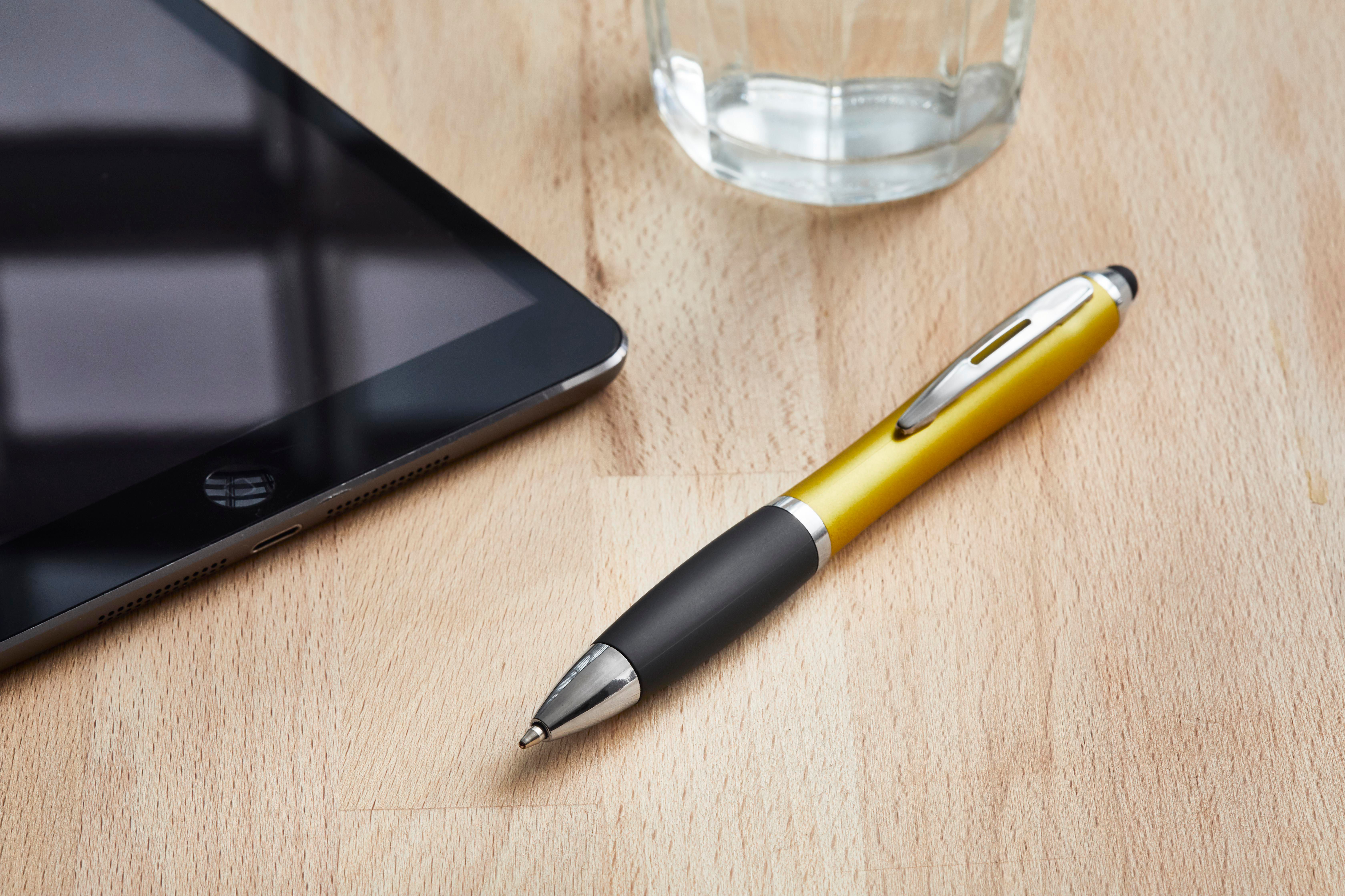 Kugelschreiber Kunststoff Lana mit Touchpen – bedruckbarer Werbeartikel