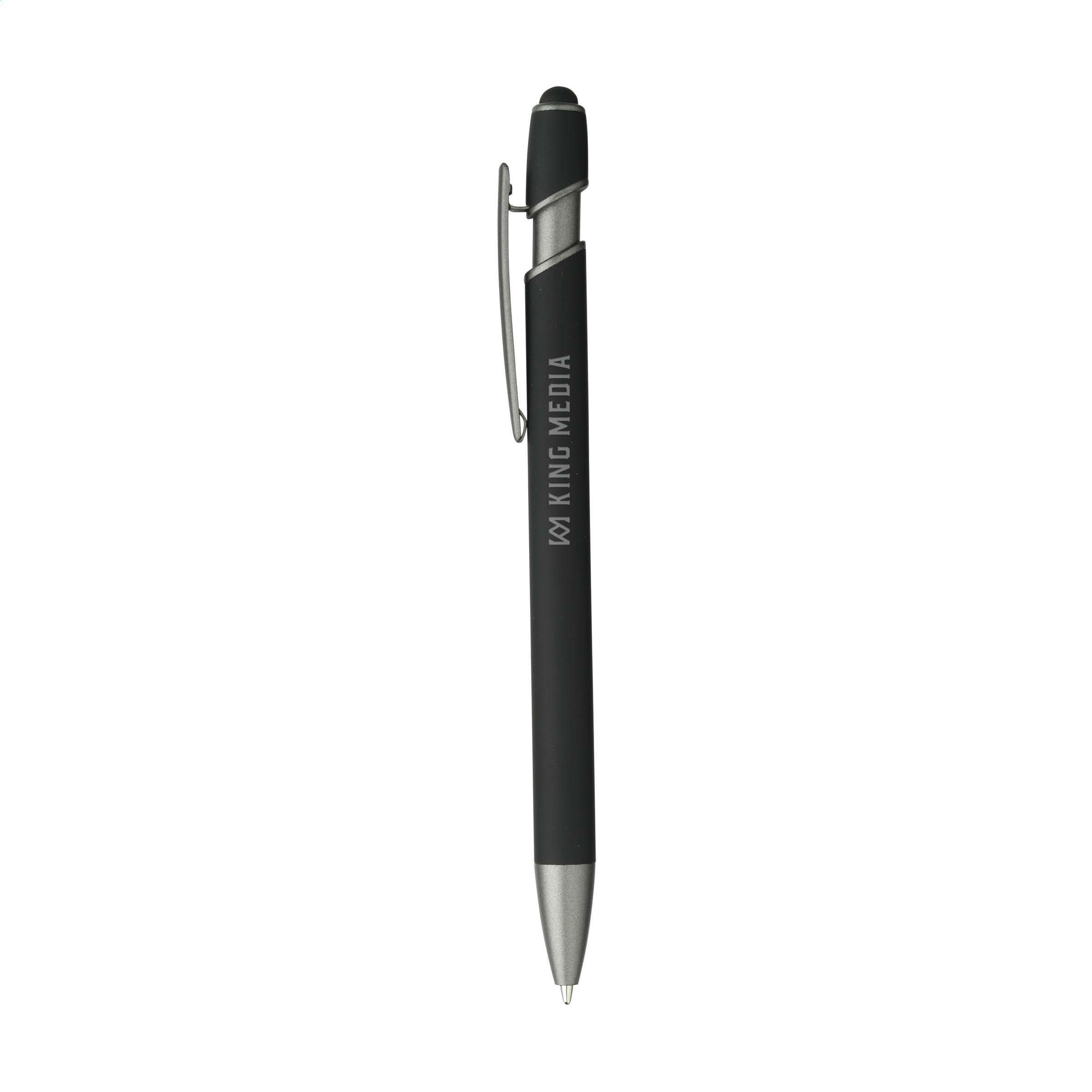 Kugelschreiber Luca Stylus aus recyceltem Aluminium, RCS-zertifiziert