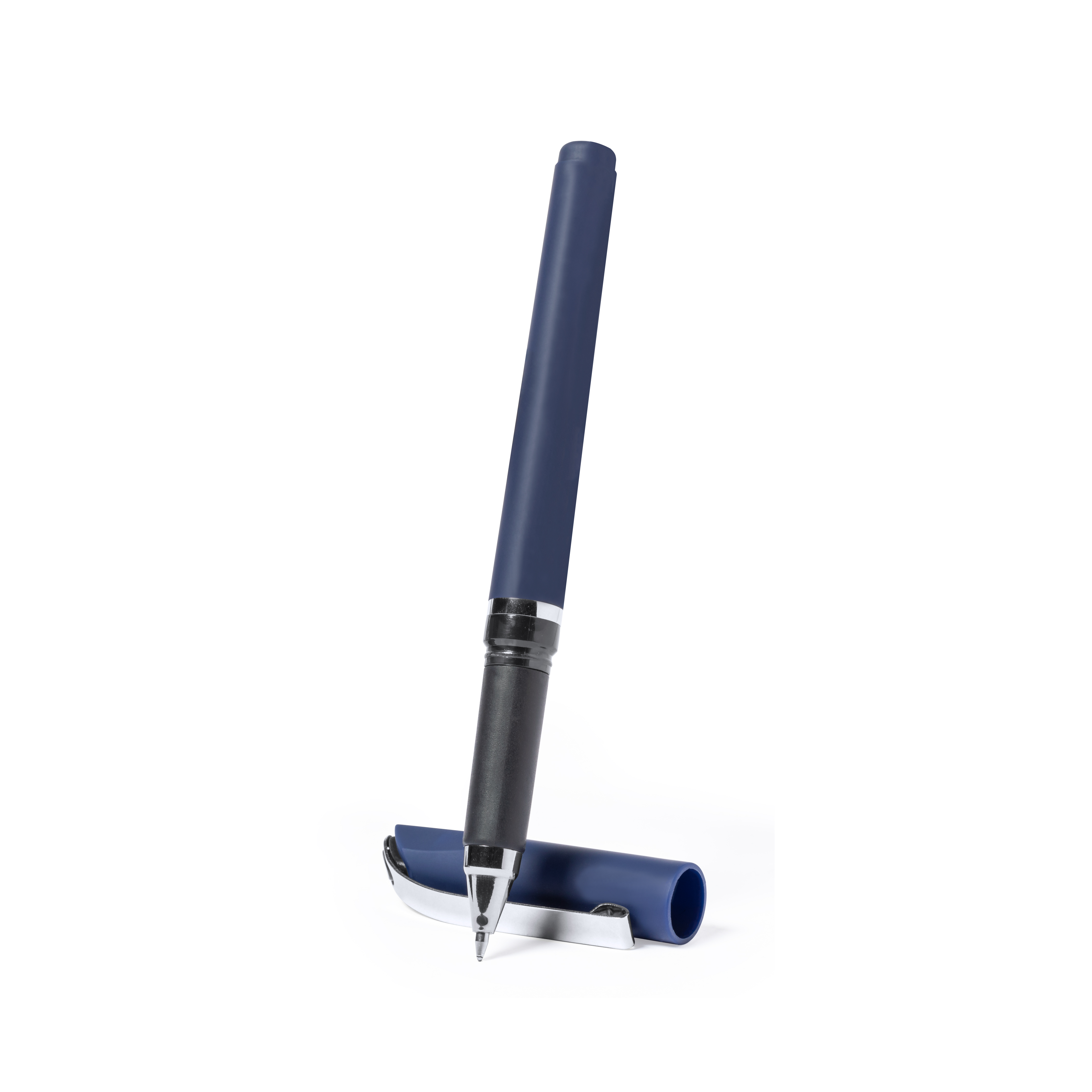 Tintenroller Bandax aus ABS - bedruckbar als Werbeartikel, Metallklammer