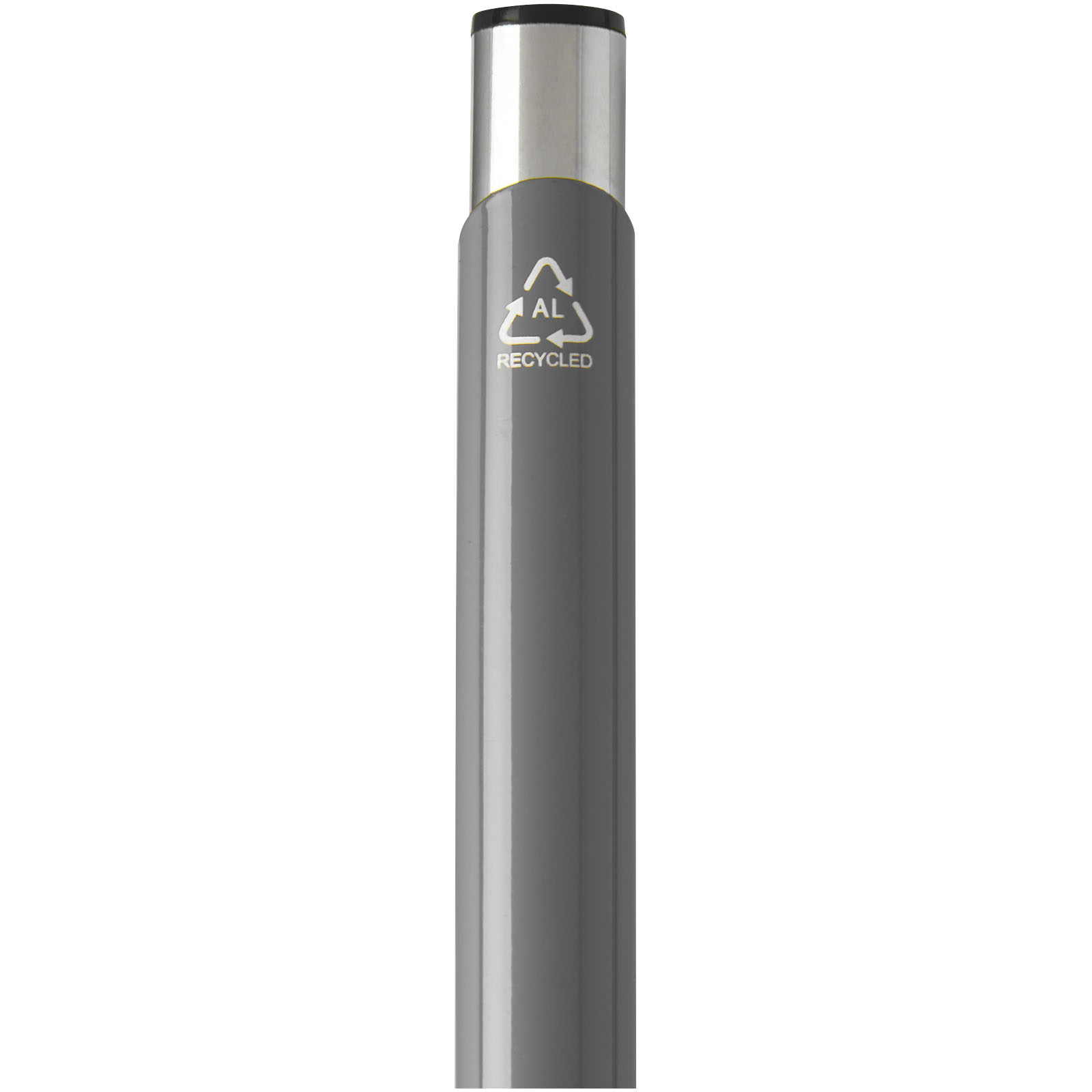Moneta Kugelschreiber aus recyceltem Aluminium (schwarze Mine)