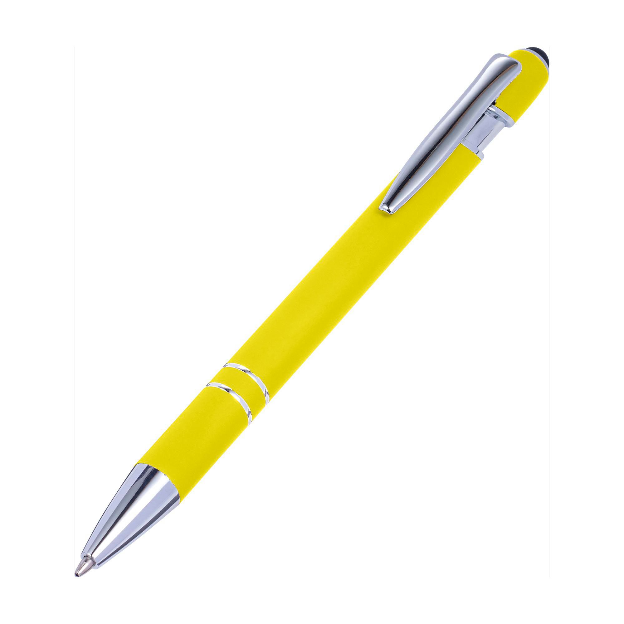 Kugelschreiber Primo mit Touchfunktion - Aluminium, bedruckbar